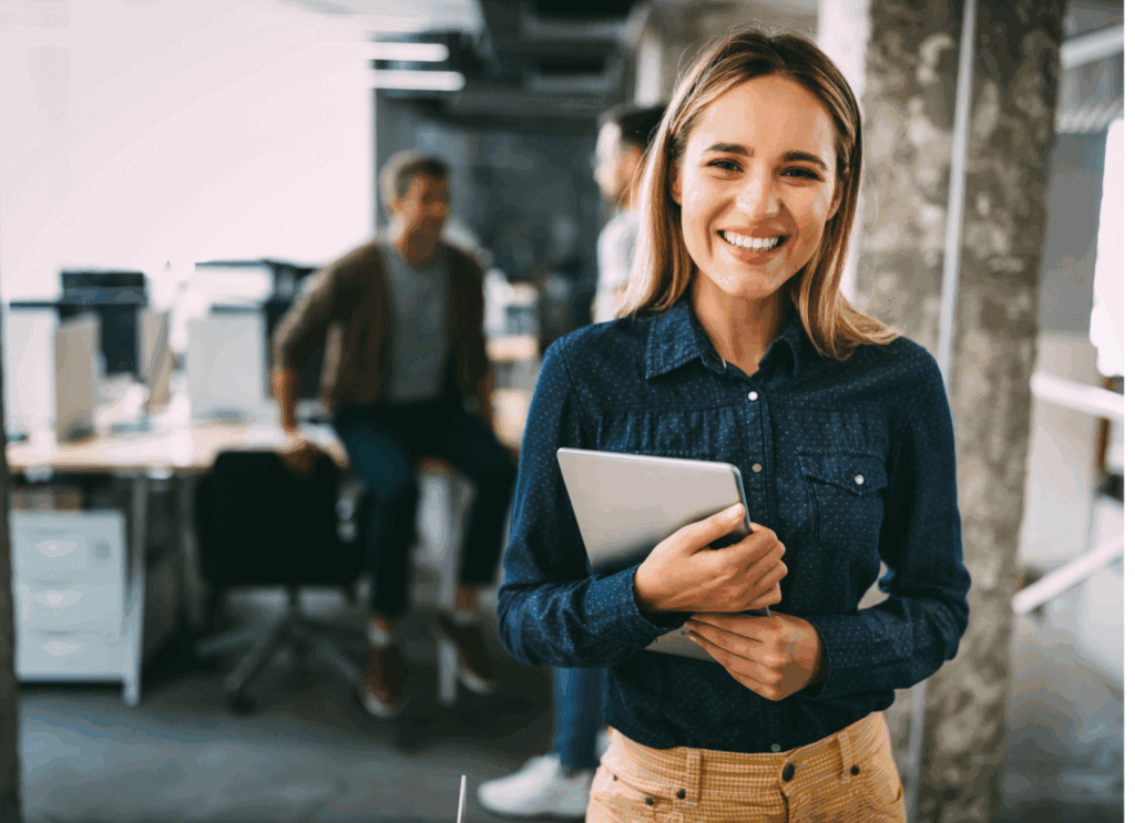 entrepreneuse au travail